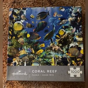 Hallmark Coral Reef Puzzle - Blue, Yellow & Green